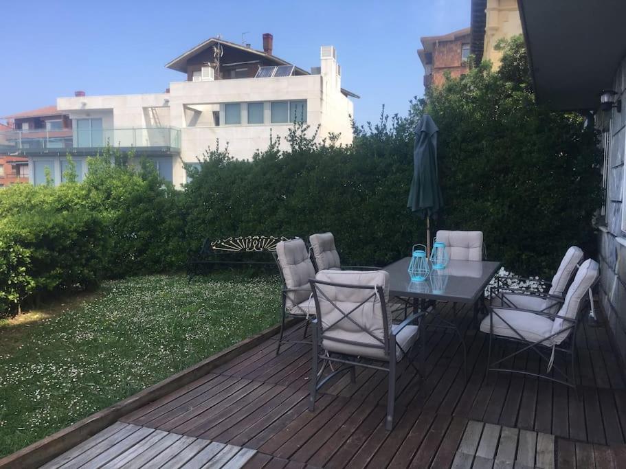 Flat With 160 M Of Garden, Sea Views Bilbao-Getxo Leilighet Eksteriør bilde
